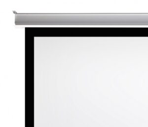 Електрически екран Kauber InCeiling - Black Frame Surface: 1,8 - 3m