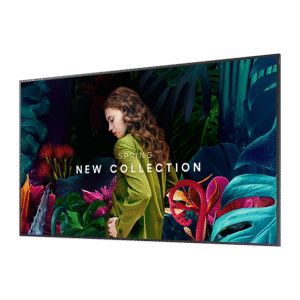 SAMSUNG 65inch UHD/4K 16:9 QB65C Slim-LED 350nits Spkr 10W black 3xHDMI 2.0 USB 2.0 x 2 LAN WiFi Dualband BT Brightness Vesa 400x300