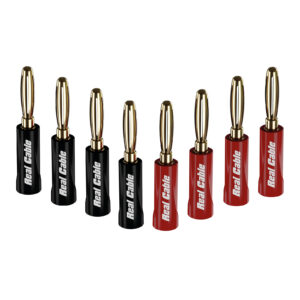 Банан щекери (конектори) за аудио кабели - Real Cable B6020-2C