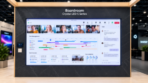 SONY Crystal LED S-Series видео стена 108" със стенен монтаж