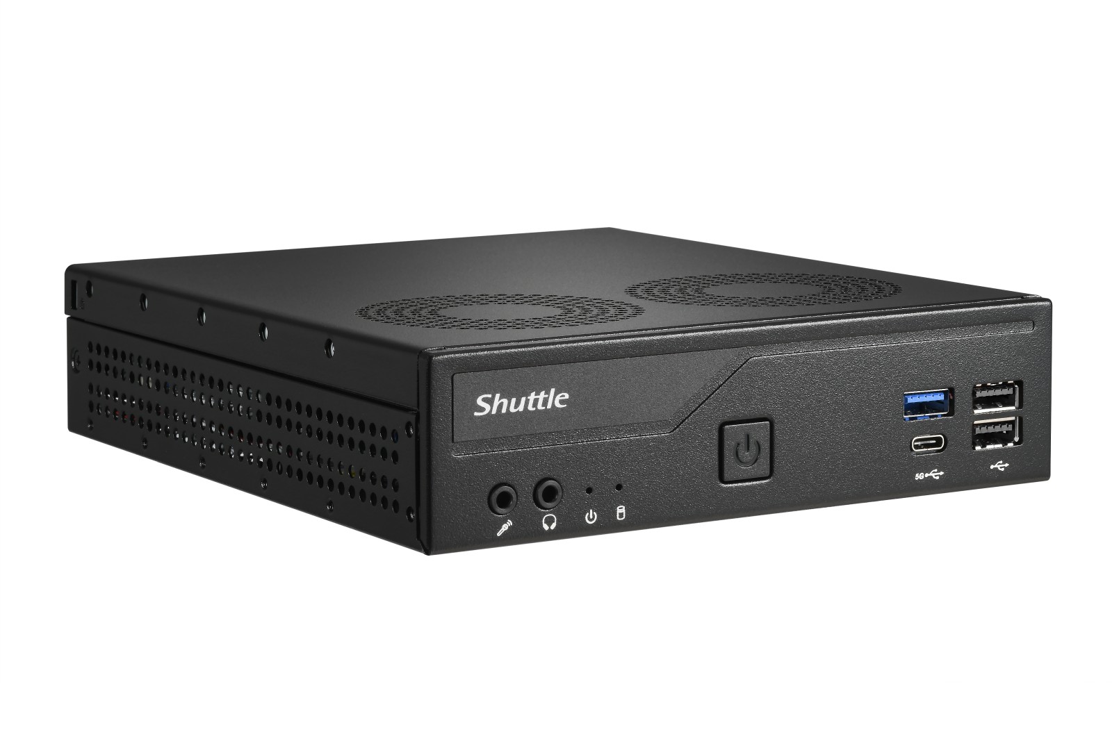 Shuttle XPC slim DH610V2 – 3D изглед отдясно