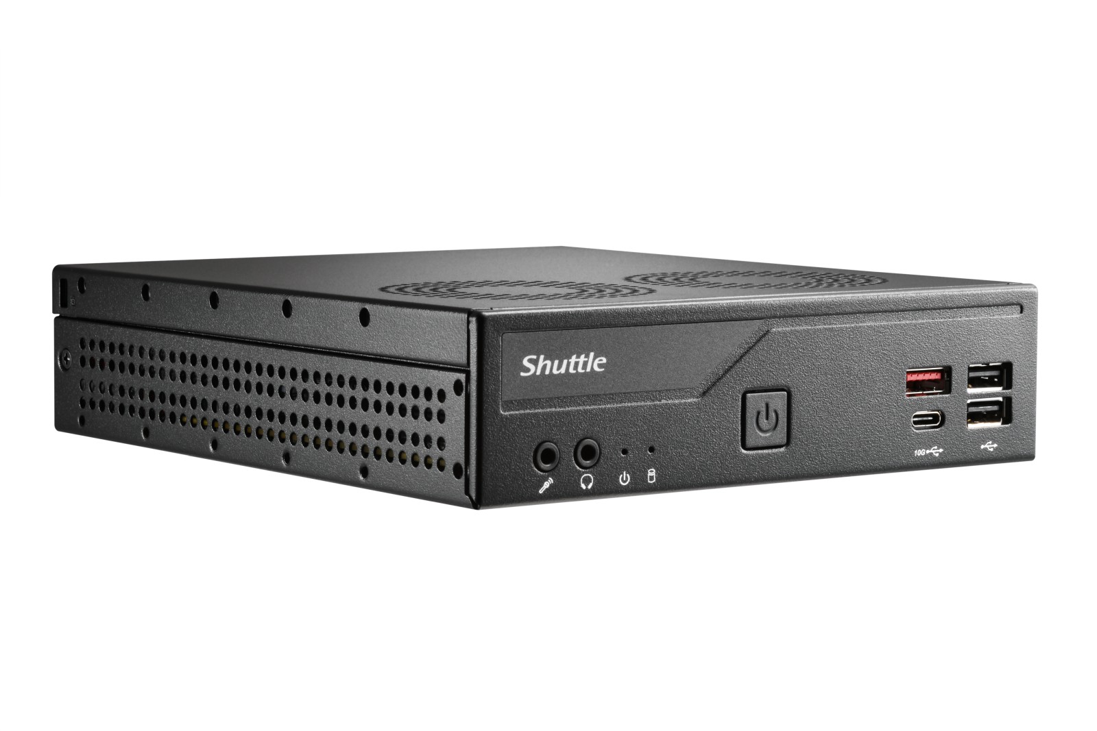 Shuttle XPC slim DH810S – 3D изглед отдясно
