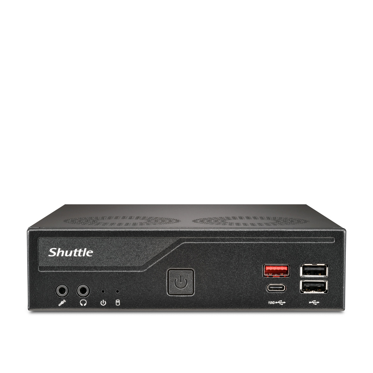Shuttle XPC slim DH810S – преден изглед