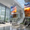 SONY Crystal LED видео стена - инсталация в лоби пространство