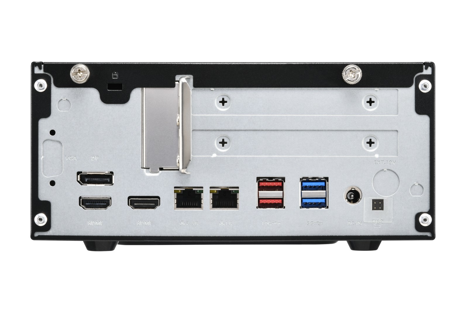 Shuttle XPC slim XB860G2 – заден изглед