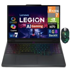 LENOVO Legion 5 AMD Ryzen AI 7 350 15.1inch WQXGA OLED 500N HDR 32GB DDR5 1TB RTX5070 8GB NoOS Eclipse Black 3y
