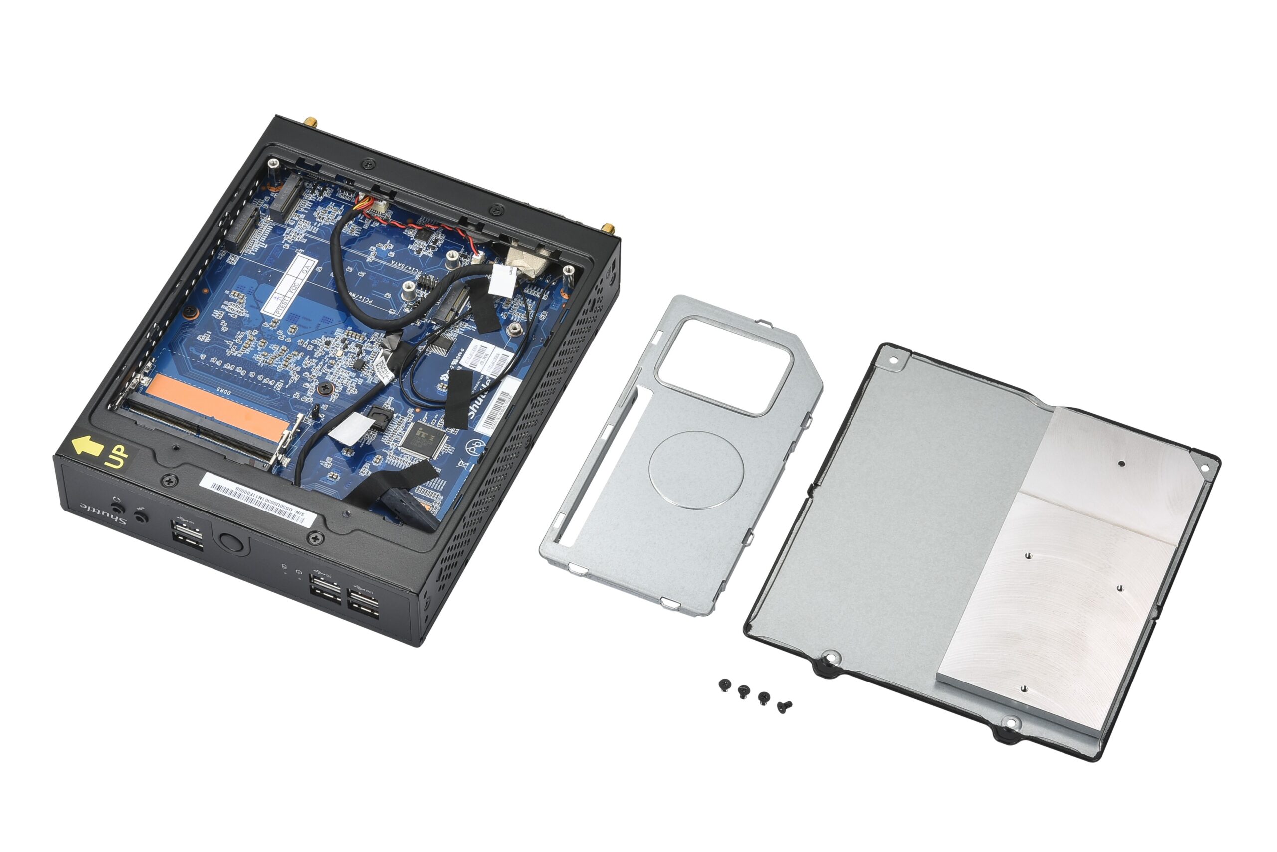 Shuttle XPC slim DS50U3 - вътрешен изглед