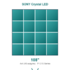 SONY Crystal LED Wall 108LED4X4S12STD - готова LED видео стена 108"
