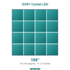 SONY Crystal LED Wall 108LED4X4S12WALL - готова LED видео стена 108"