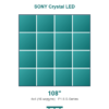 SONY Crystal LED Wall 108LED4X4S15WALL - готова LED видео стена 108"