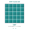 SONY Crystal LED Wall 135LED5X5S12STD - готова LED видео стена 135"