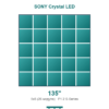 SONY Crystal LED Wall 135LED5X5S12WALL - готова LED видео стена 135"
