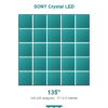 SONY Crystal LED Wall 135LED5X5S15WALL - готова LED видео стена 135"
