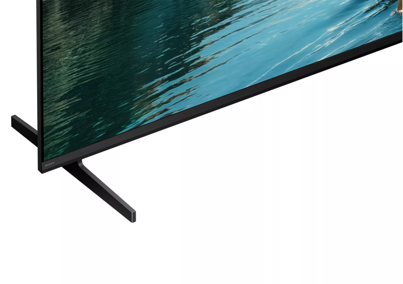 sony-fwd-43xr35m2-2 SONY Bravia FWD-43XR35M2 дисплей - детайл на тънката рамка и стойката