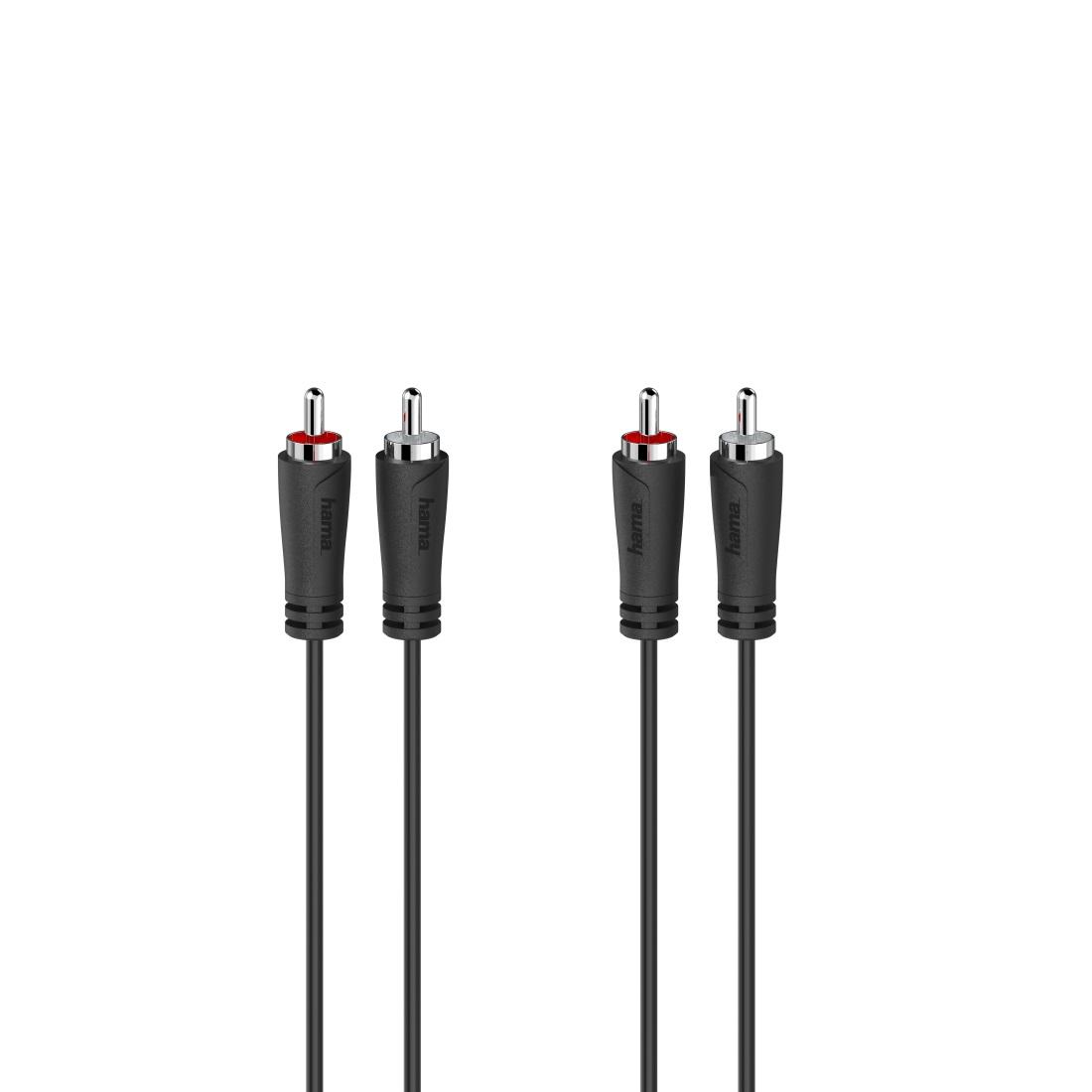 Аудио кабел HAMA 2xRCA 1.5м За CD 205085