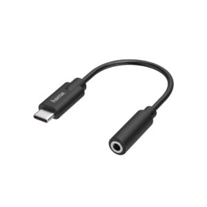 Аудио Адаптер HAMA USB-C Стерео Черен