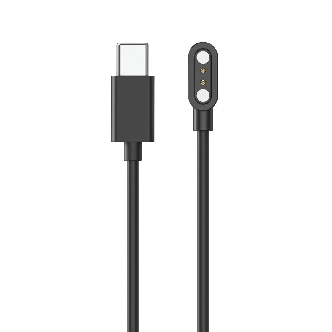 HAMA Заряден кабел за смарт часовници, с магнитно зареждане, USB-C, 60 см, черен