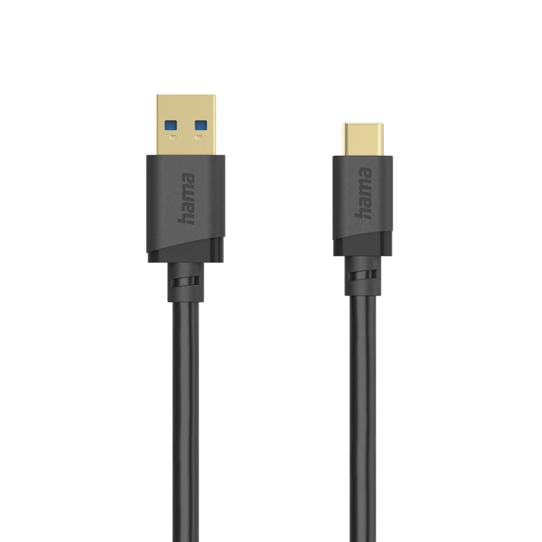 HAMA Кабел USB-C USB-A, USB 3.2 Gen 1, 0.25м