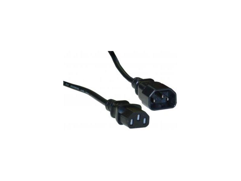 913BC878-C0E3-42C8-AD1D-93E557CD4FA5 Удължителен захранващ кабел Estillo C13-C14 черен