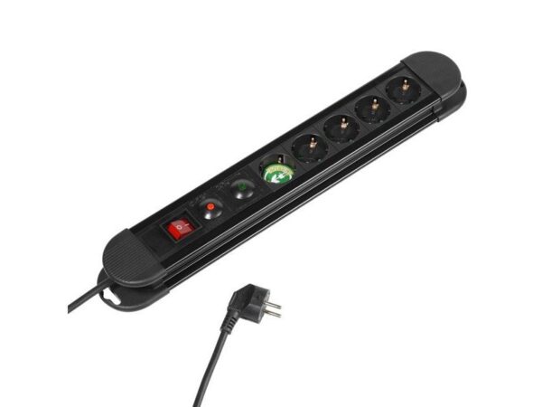 Vivanco 37644 Разклонител с 4 гнезда шуко с ключ 1,4 м