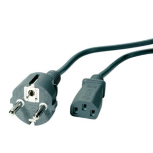 Vivanco 19384 Захранващ кабел за компютри и периферия, черен 1.8 метра