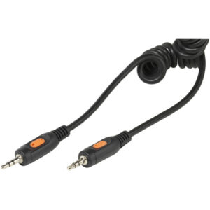 Vivanco 46099 Аудио кабел спирала, 1m 3.5mm <-> 3.5mm