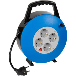 Vivanco 61150 Кабелна макара, синя 10м