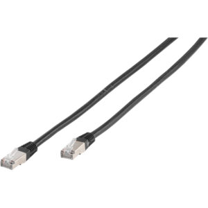 Vivanco 45315 Мрежов кабел Cat6, черен 1м, RJ45