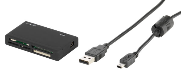 Vivanco 34296 Универсален USB 2.0 четец за карти с 6 порта.