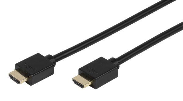 Vivanco 47159 Високоскоростен HDMI кабел, позлатени контакти, 4k HDR, черен, 2m