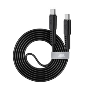 Кабел Type-C/Type-C, 1.2 метра, черен PS6005BK12