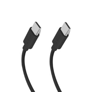 Kабел SBS 47815 с текстилна оплетка, USB-C-C 2.0, PD60W, 1,5 м, черен