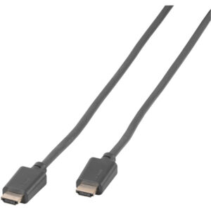 Vivanco 45522 високоскоростен HDMI кабел с Ethernet, позлатени контакти, 4k / 60Hz, сив 1.5m