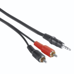 Аудио кабел HAMA 3.5мм-2xRCA 2м 205106