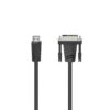 Кабел HAMA 205018 HDMI DVI/D 1.5м