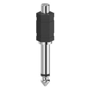 Преходник HAMA 6.3мм-RCA моно 205188