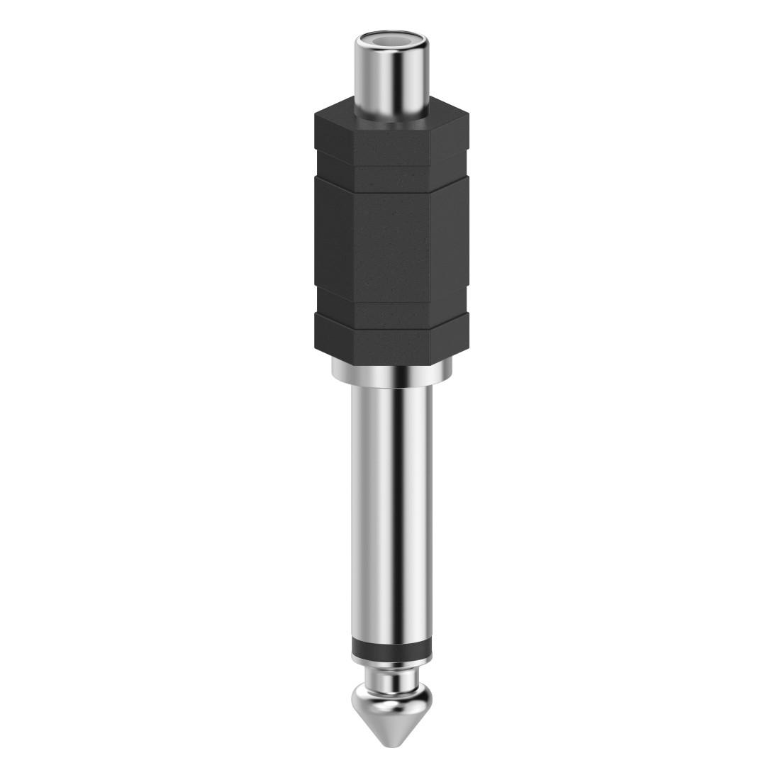 24770CBA-F3B2-8AE3-BDFB-7B33A40CC194 Преходник HAMA 6.3мм-RCA моно 205188