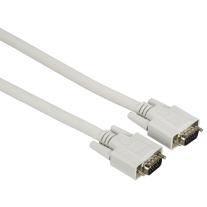 Кабел за монитор HAMA 200932 VGA 1.50м Бял